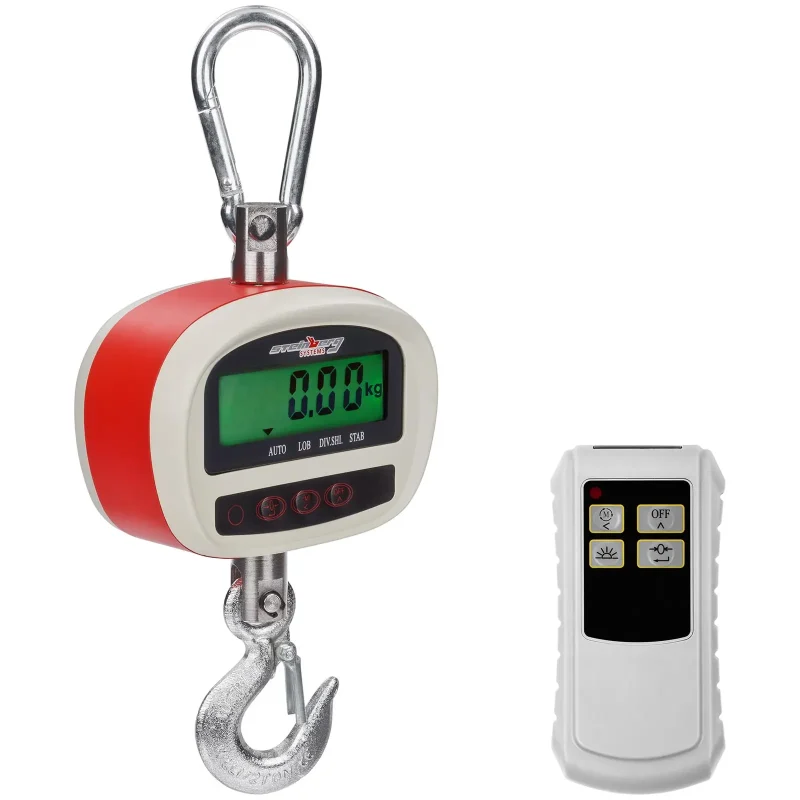 Kranvægt - 300 kg / 0,05 kg - LCD - fjernbetjening