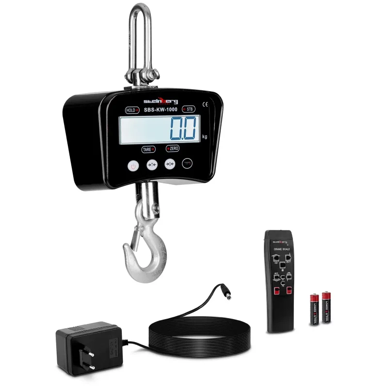 Kranvægt - 1000 kg / 0,2 kg - LCD