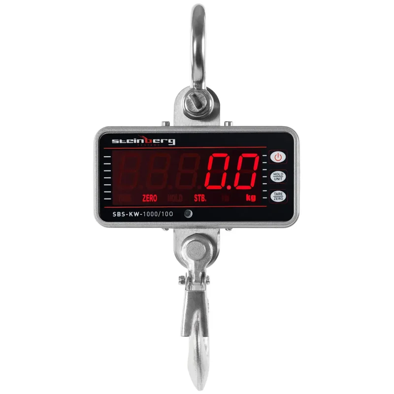 Kranvægt - 1000 kg / 0,5kg - LED - digital - fjernbetjening