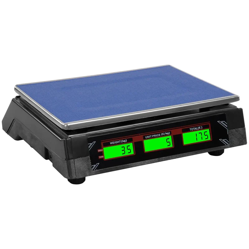 Butiksvægt - 35 kg / 2 g - sort - LCD