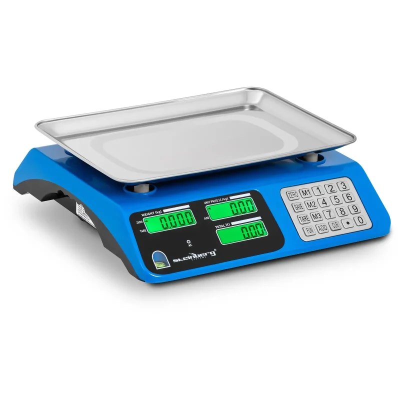 Butiksvægt - 40 kg / 2 g - dobbelt LCD