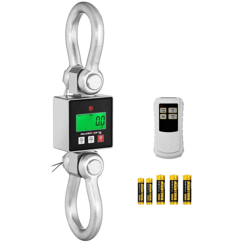 Kranvægt - 3000 kg / 0,5 kg - LCD - digital - fjernbetjening