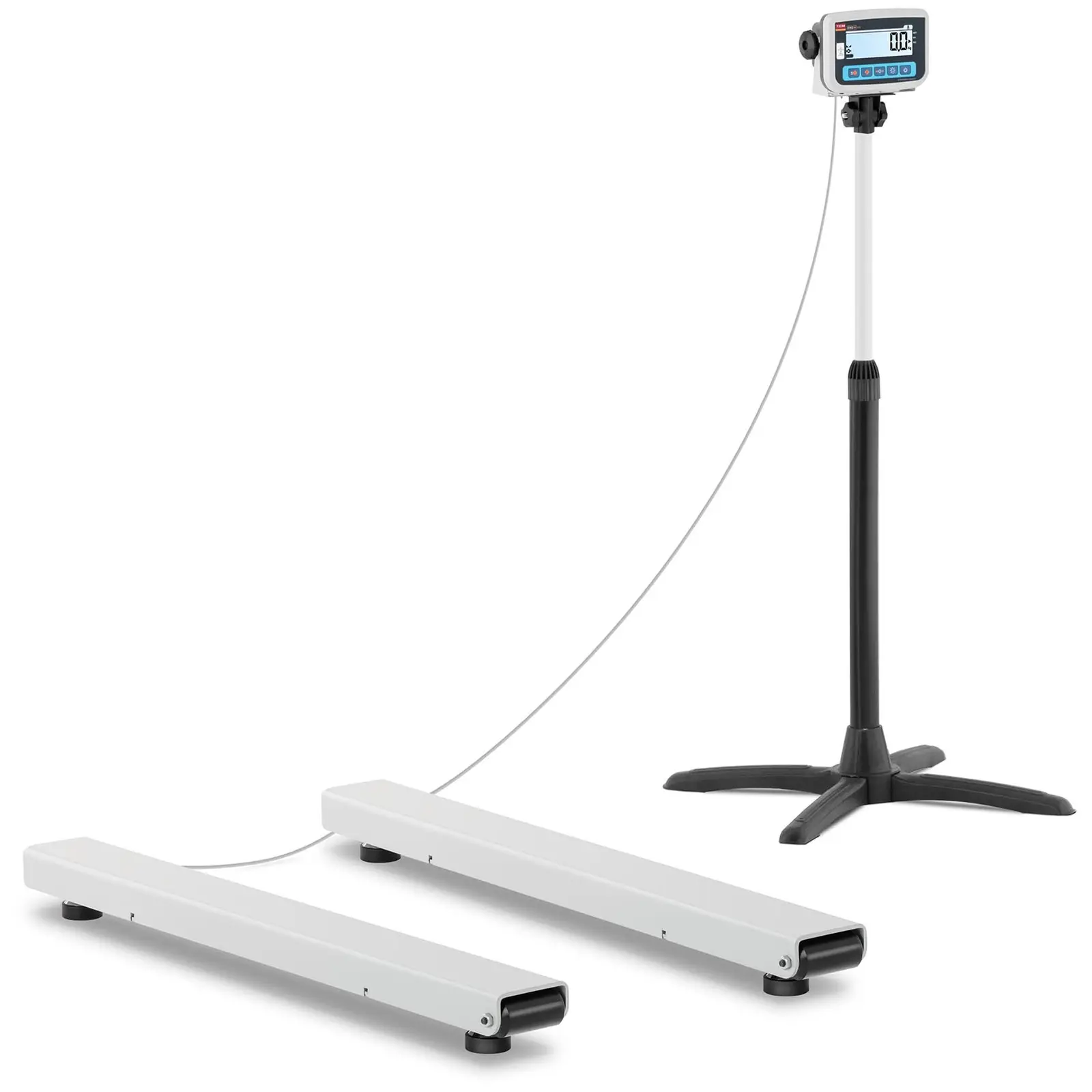 Vejebjælker - certificerede - 1500 kg / 0,5 kg - eksternt LCD - Kvalitetsvægte til Butikker og Industri – Butiksvaegt.dk Vejebjælker - certificerede - 1500 kg / 0,5 kg - eksternt LCD